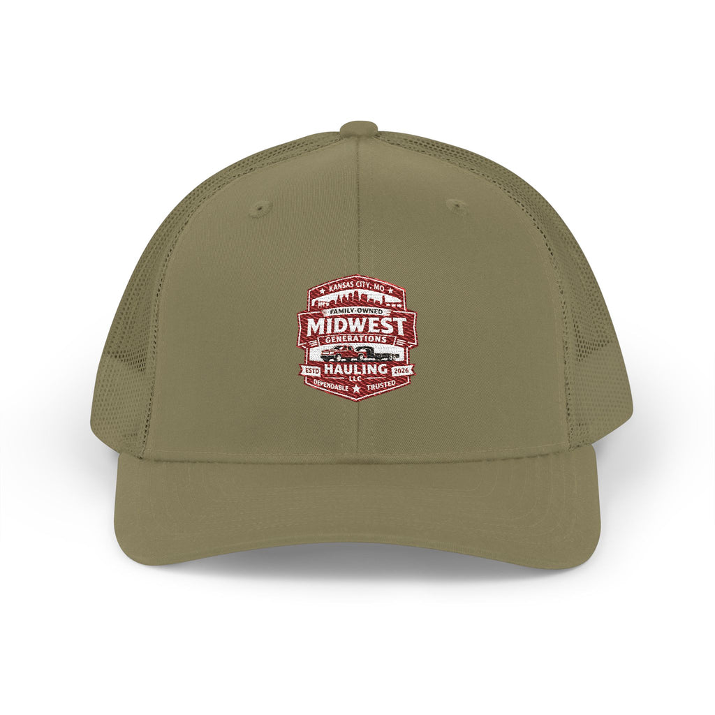 Midwest Hauling Co. Embroidered Trucker Cap