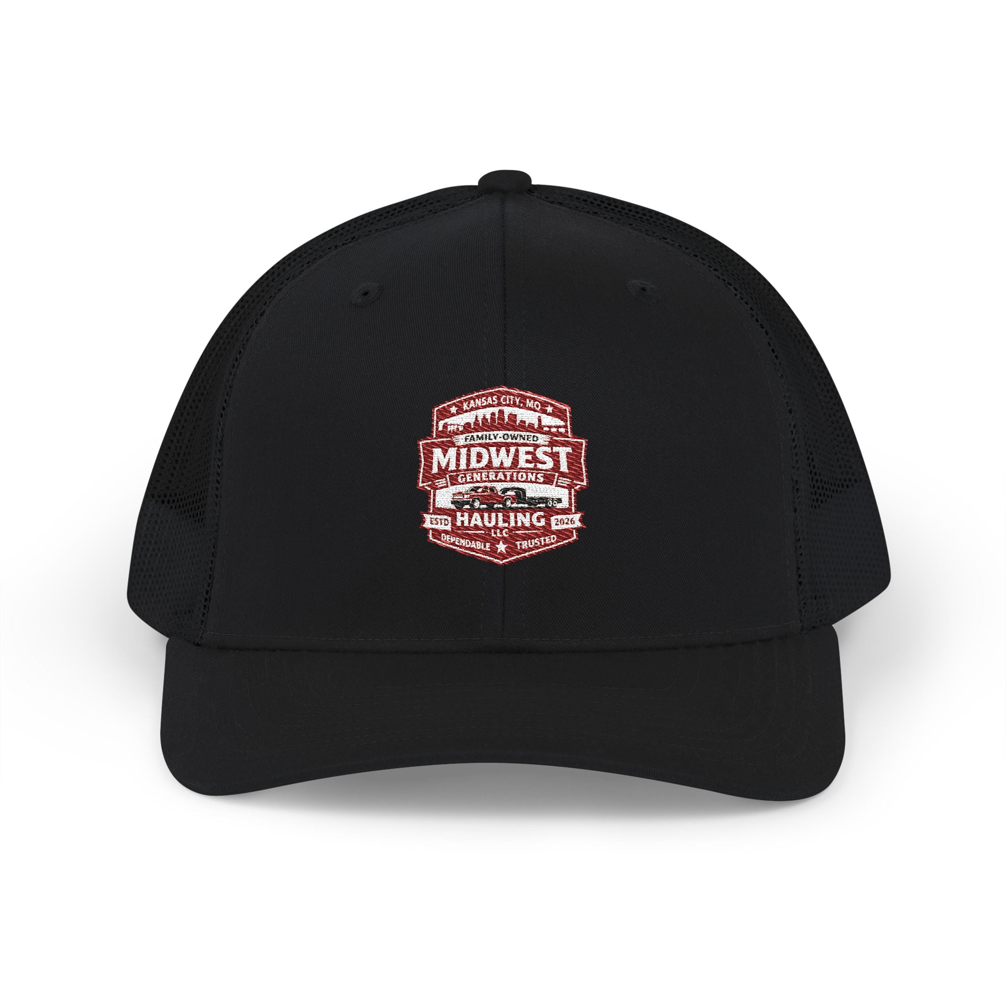 Midwest Hauling Co. Embroidered Trucker Cap