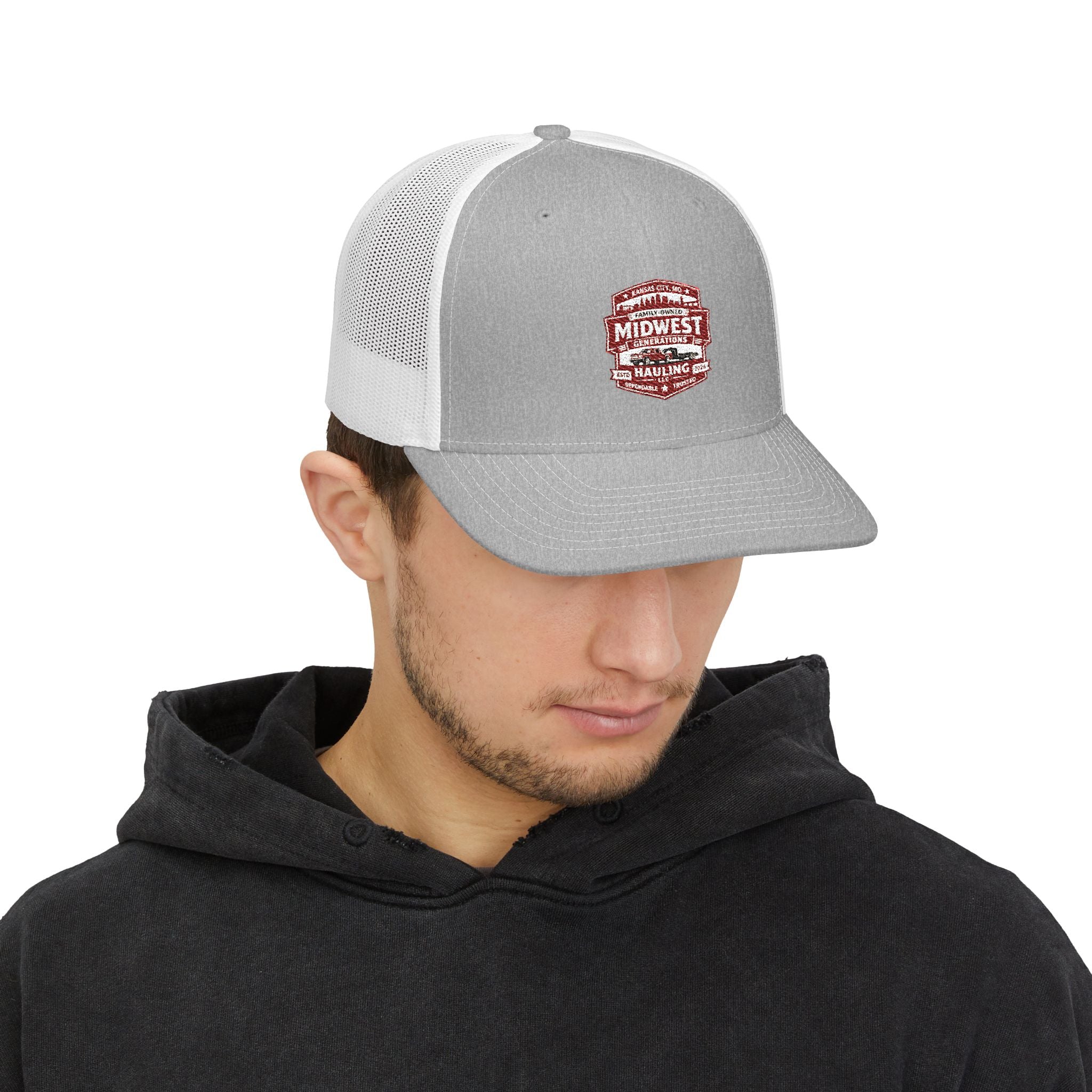 Midwest Hauling Co. Embroidered Trucker Cap