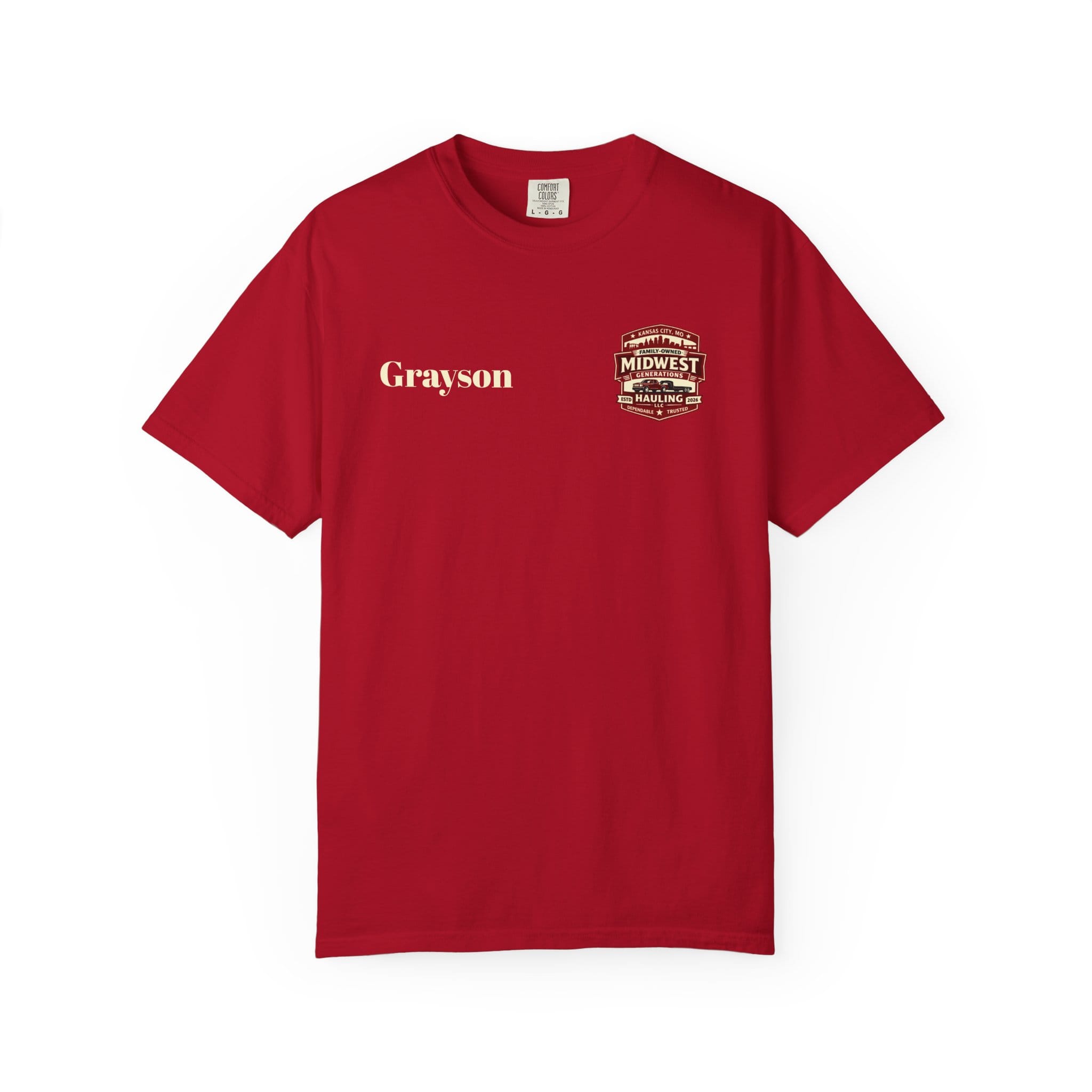 MGH Comfort Colors (Front & Back) - Grayson
