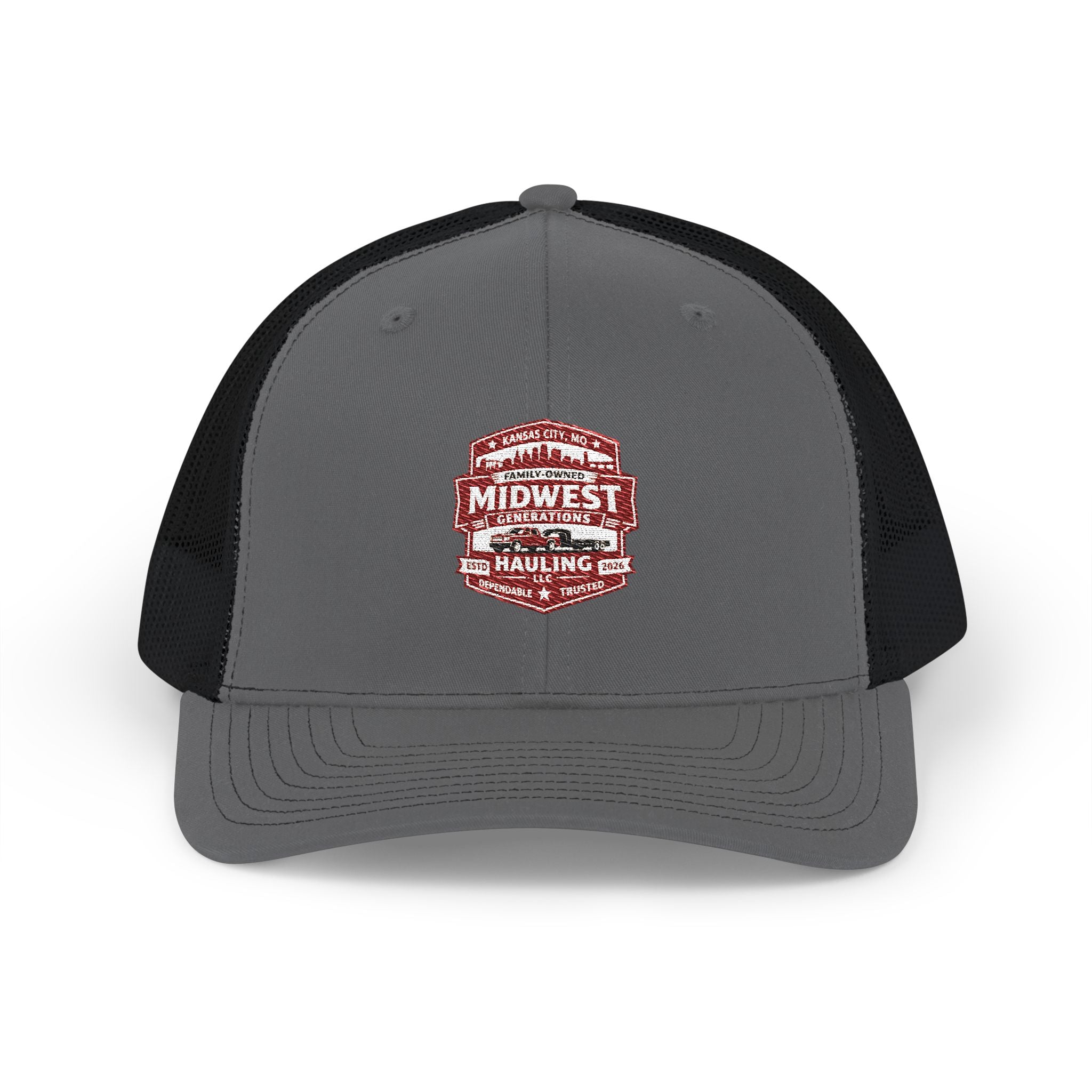 Midwest Hauling Co. Embroidered Trucker Cap