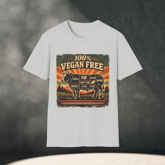 100% Vegan Free T-Shirt