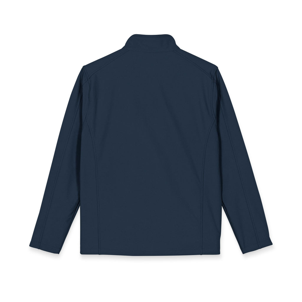 Embroidered Floral Crest Soft Shell Jacket – Men's Windproof Port Authority