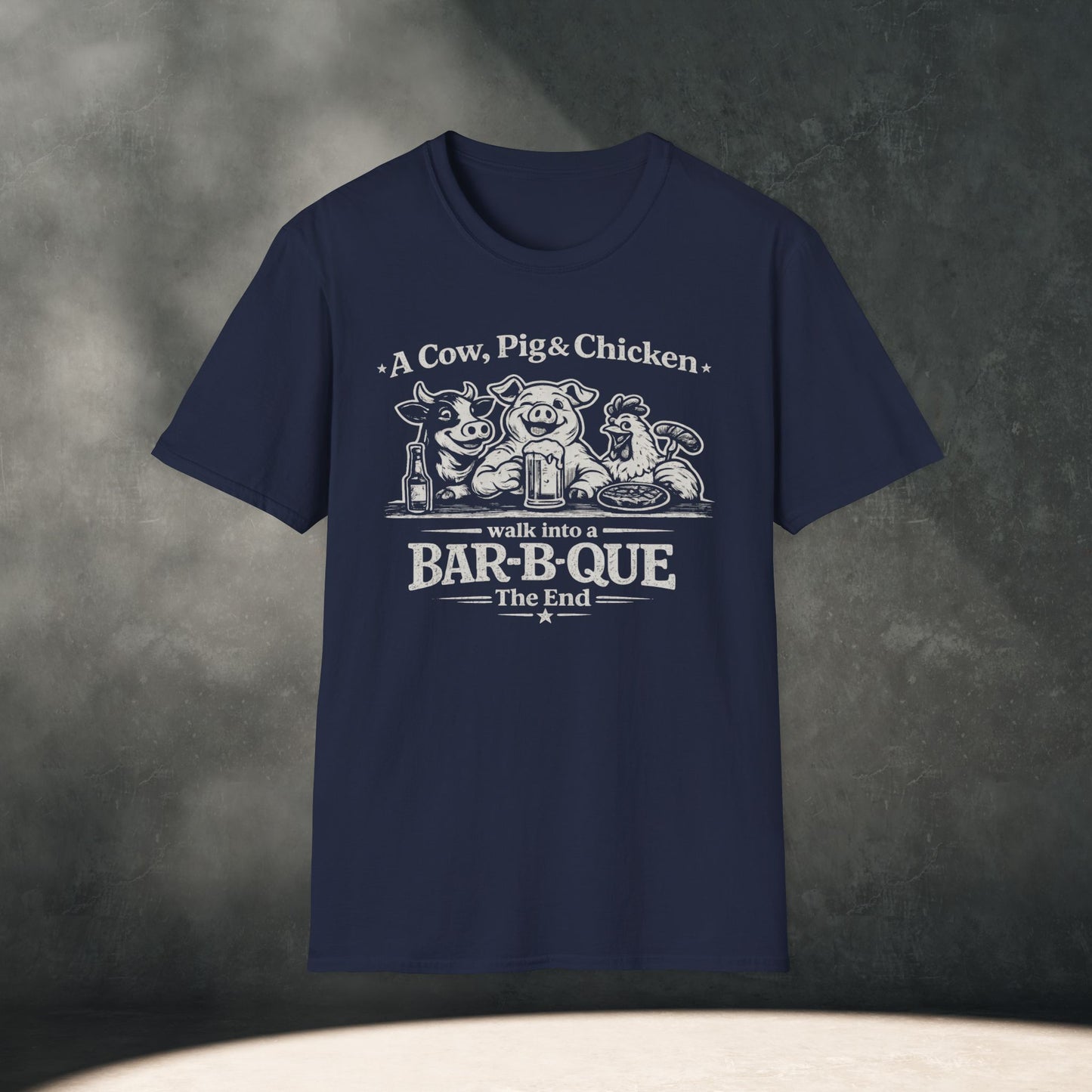 Cow Pig Chicken BBQ T-Shirt