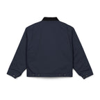 Work Jacket with Patriotic Floral Emblem – Durable Duck Cloth Utility Jacket (embroidered)