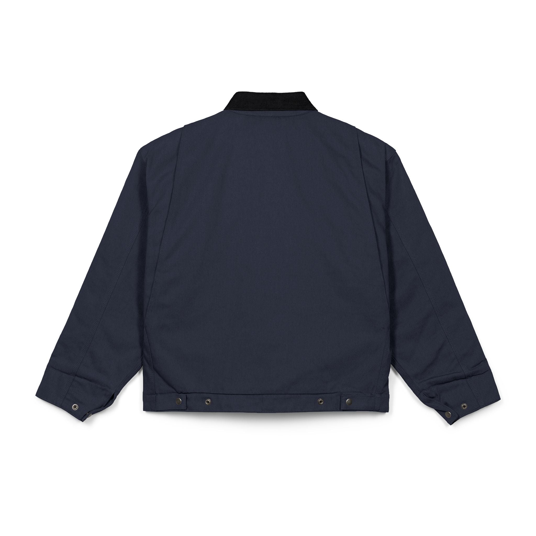 Work Jacket with Patriotic Floral Emblem – Durable Duck Cloth Utility Jacket (embroidered)