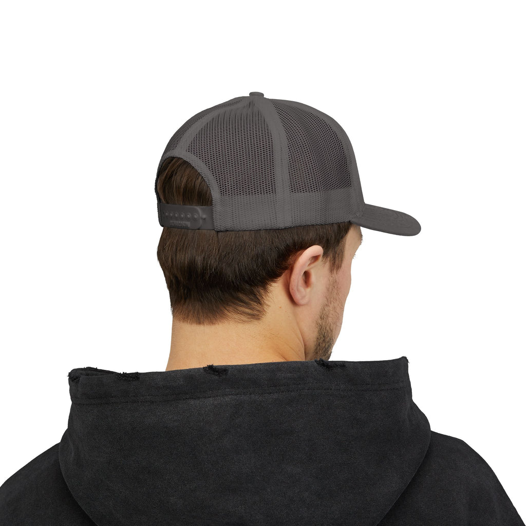MGH Snapback Trucker Cap — Vintage Badge Logo (embroidery)