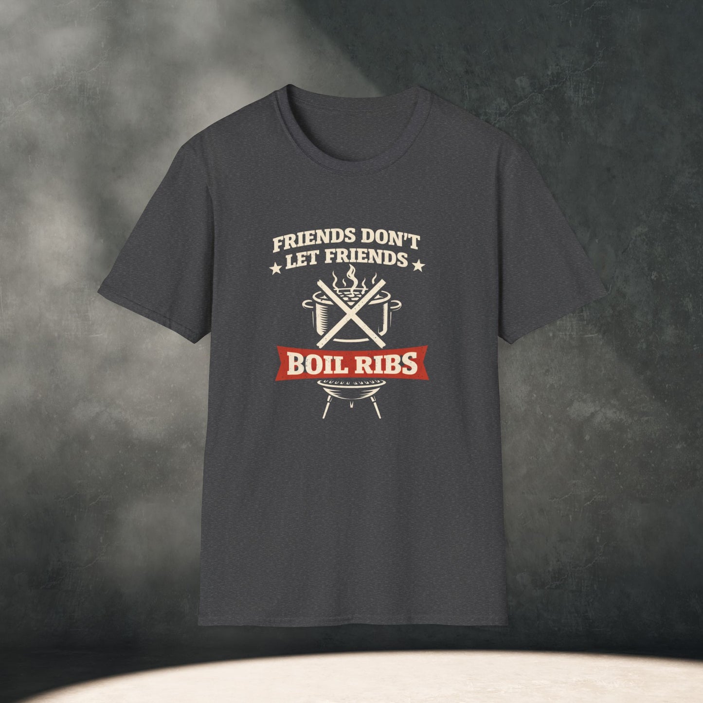 Friends Don't Let Friends Boil Ribs T-Shirt