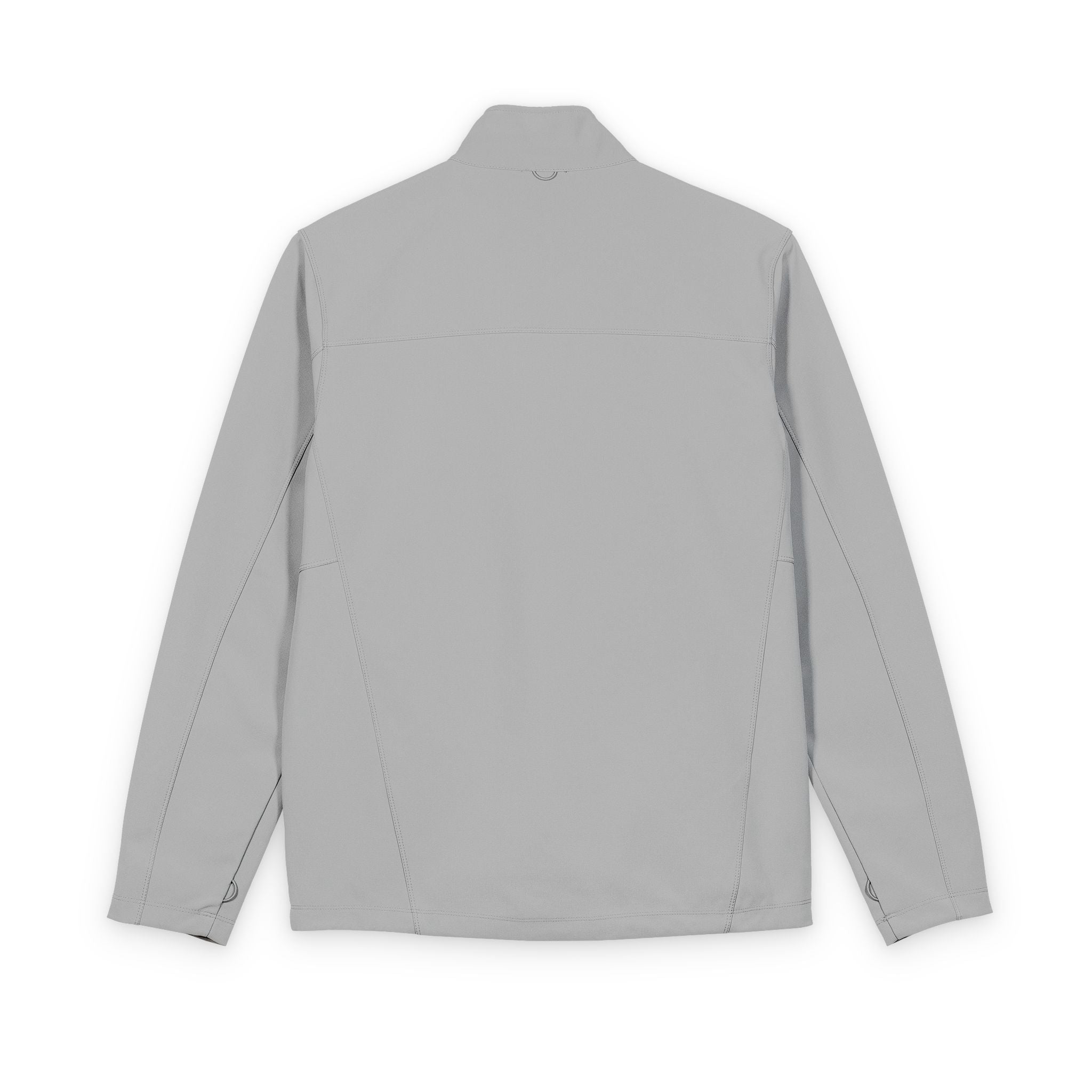 Men's Soft Shell Jacket — Chest Floral Cluster Embroidered Design