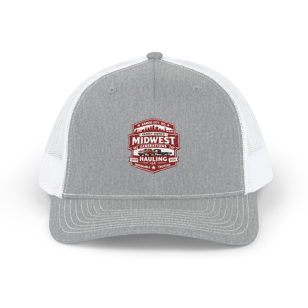 Midwest Hauling Co. Embroidered Trucker Cap
