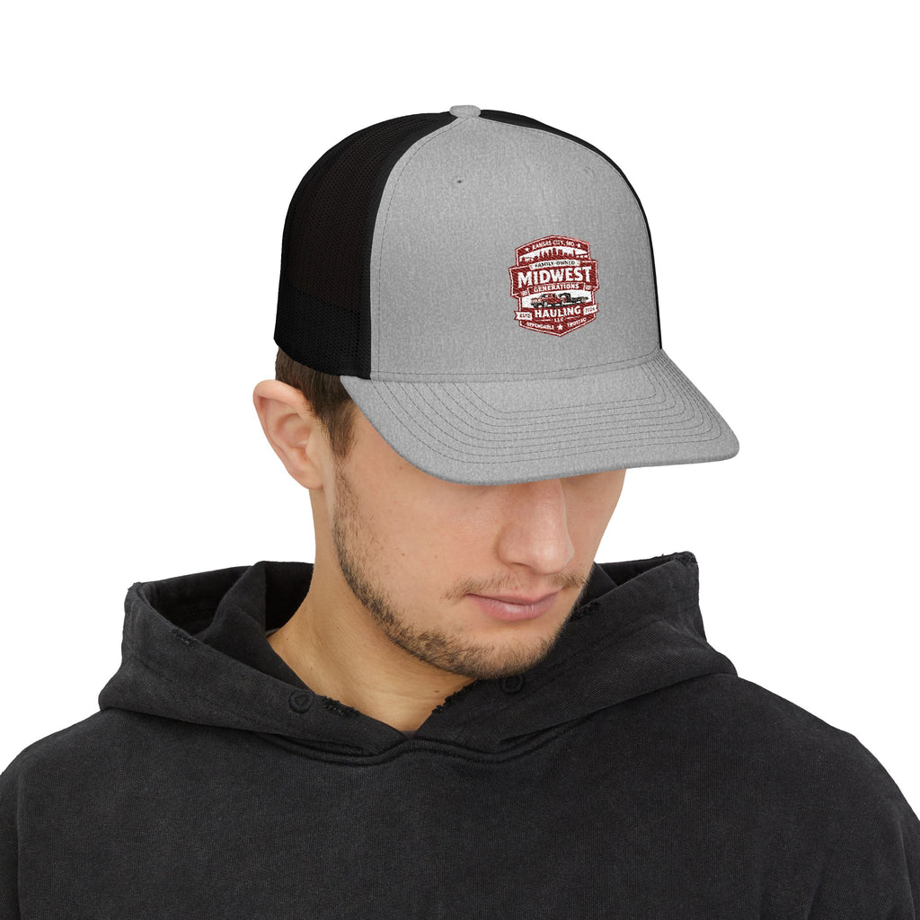 Midwest Hauling Co. Embroidered Trucker Cap