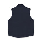 Washed Duck Cloth Work Vest – Embroidered Chest Patch, Durable Outdoor Utility Vest