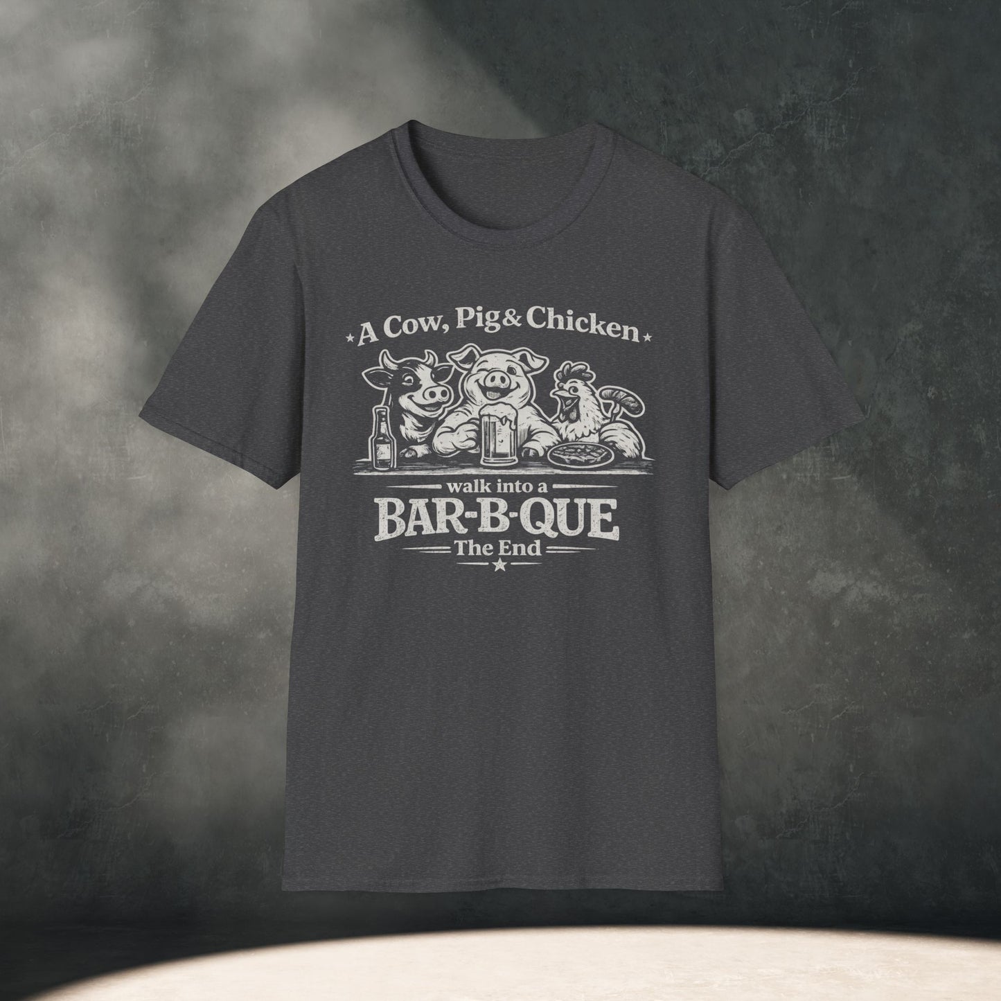 Cow Pig Chicken BBQ T-Shirt