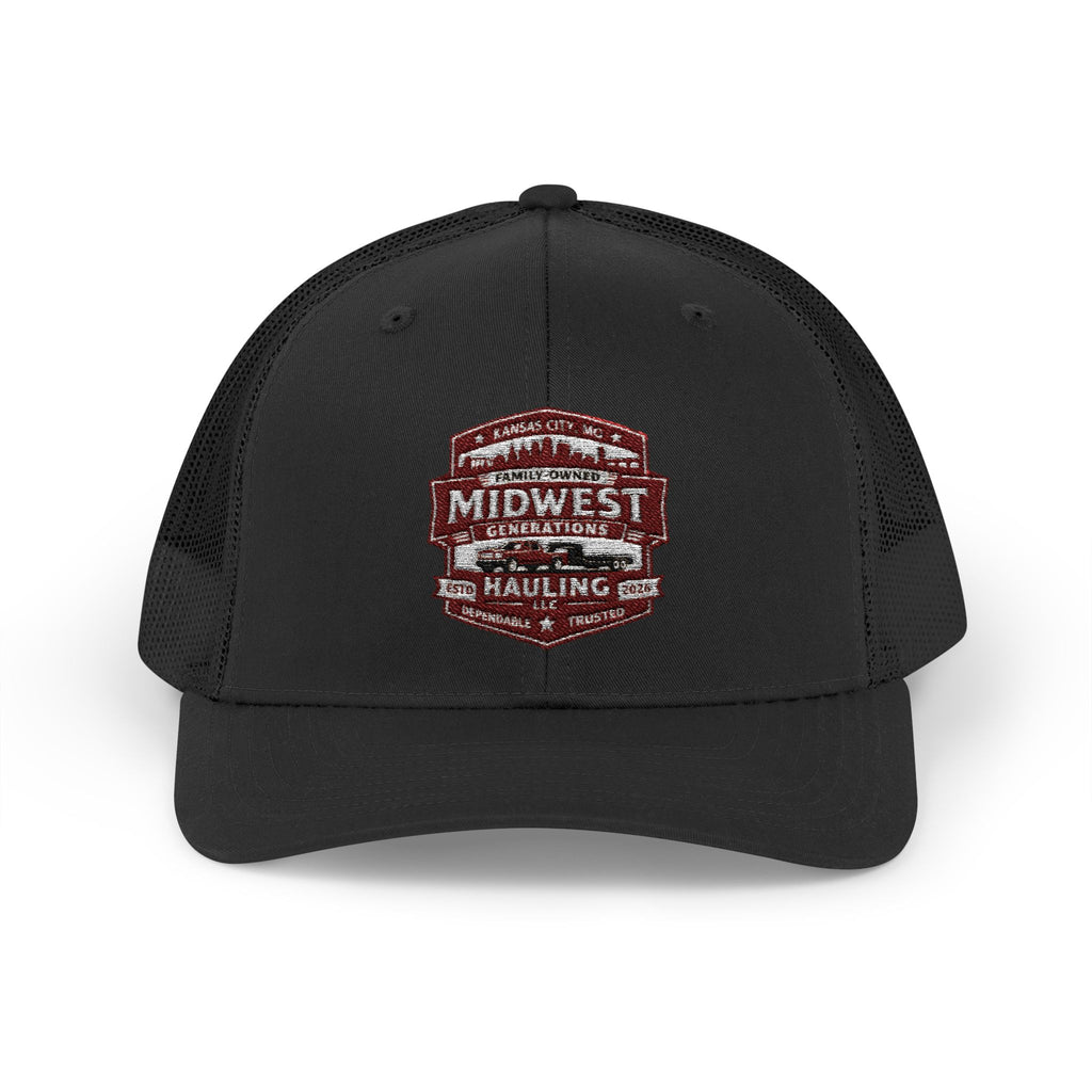 MGH Snapback Trucker Cap — Vintage Badge Logo (embroidery)