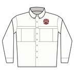 Men's Long Sleeve UV Work Shirt — Embroidered ‘Hometown Movers’ Logo