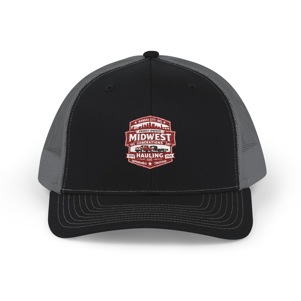 Midwest Hauling Co. Embroidered Trucker Cap