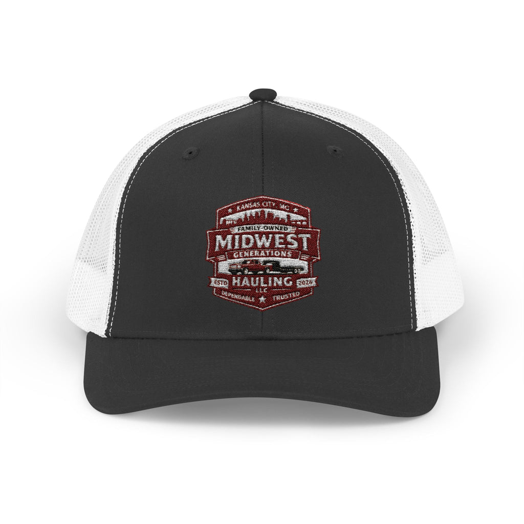 MGH Snapback Trucker Cap — Vintage Badge Logo (embroidery)