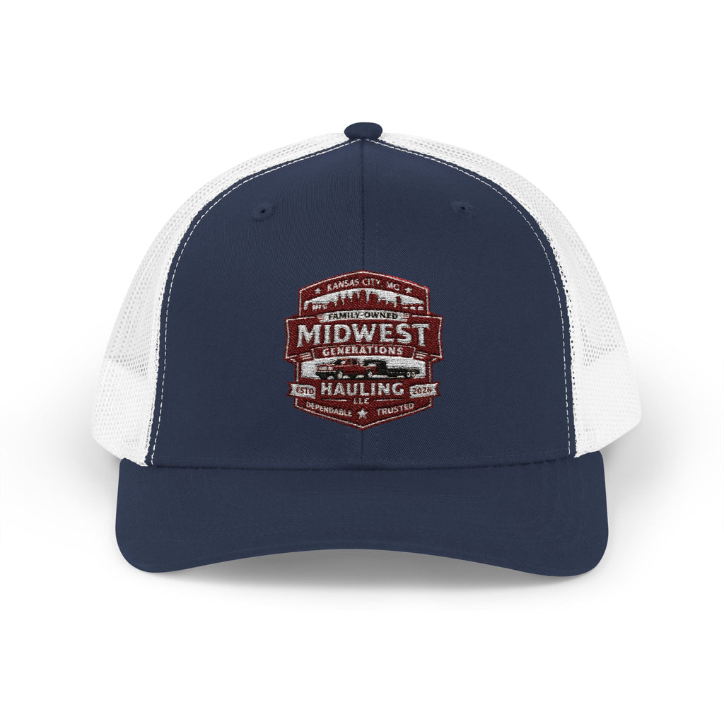 MGH Snapback Trucker Cap — Vintage Badge Logo (embroidery)