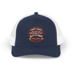 MGH Snapback Trucker Cap — Vintage Badge Logo (embroidery)