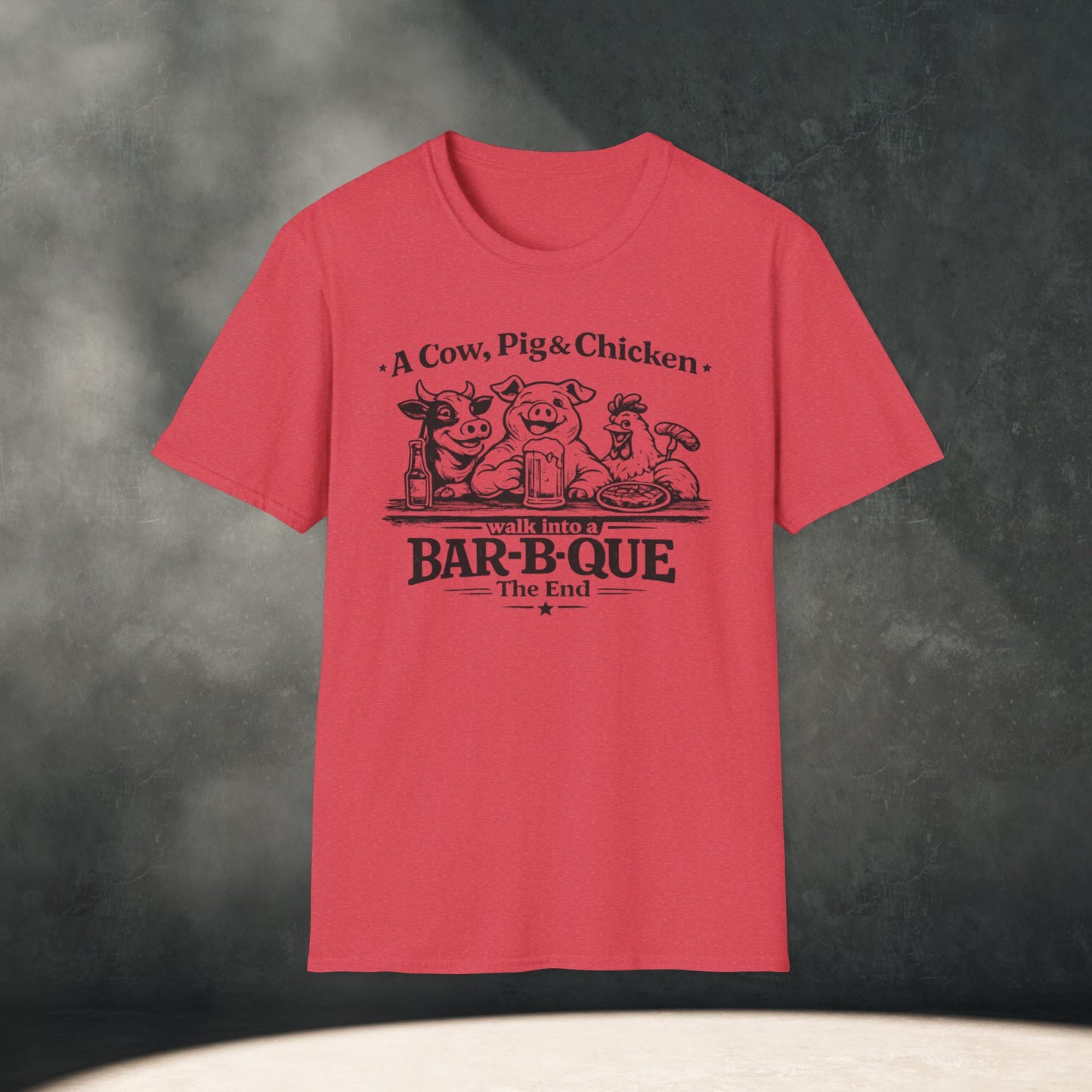 Cow Pig Chicken BBQ T-Shirt