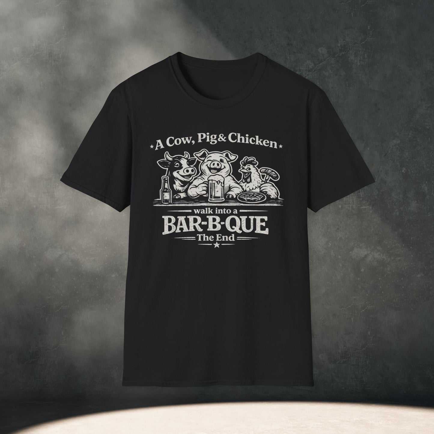 Cow Pig Chicken BBQ T-Shirt