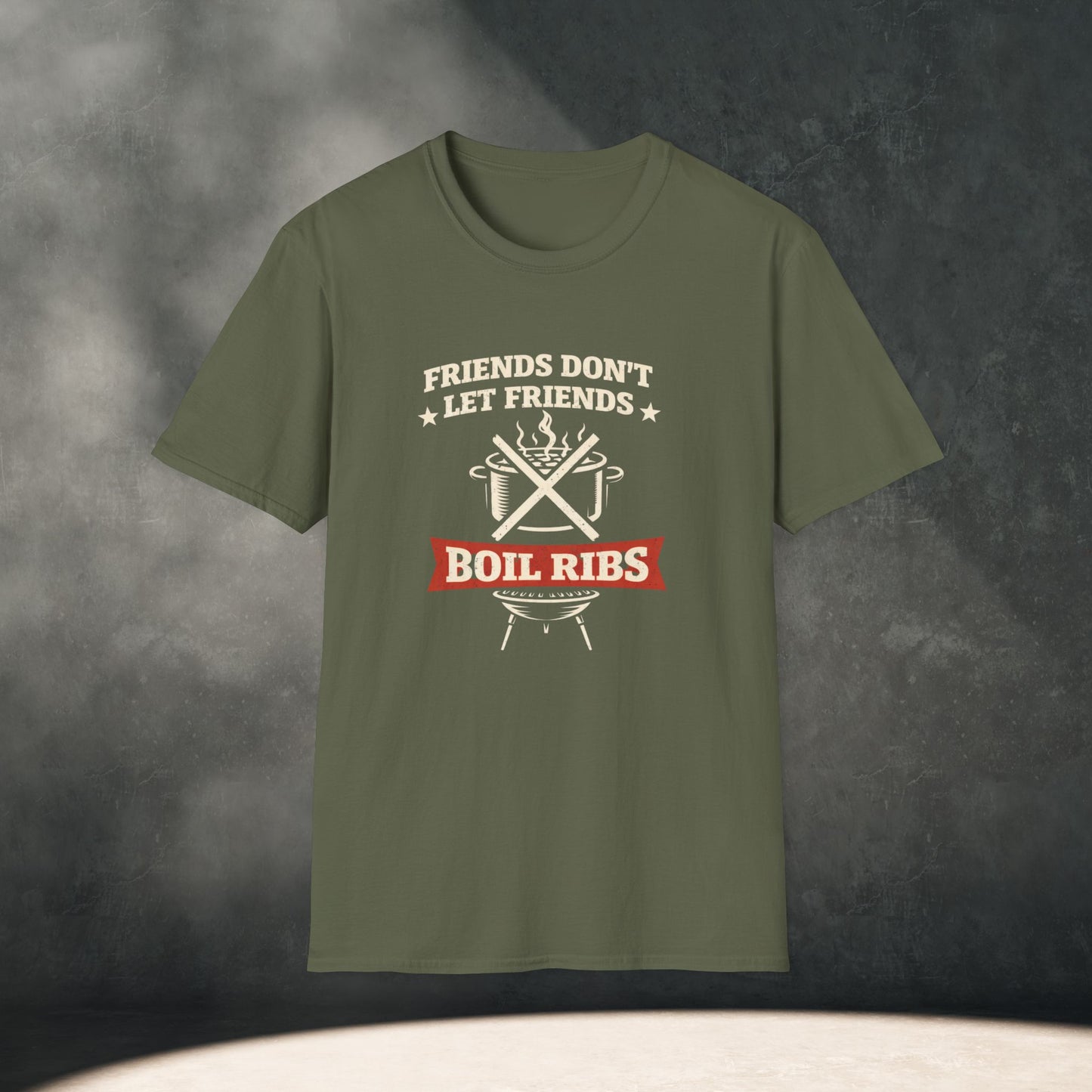 Friends Don't Let Friends Boil Ribs T-Shirt
