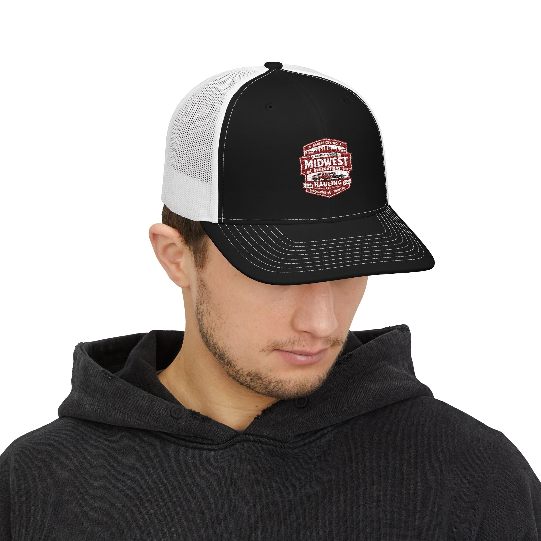 Midwest Hauling Co. Embroidered Trucker Cap