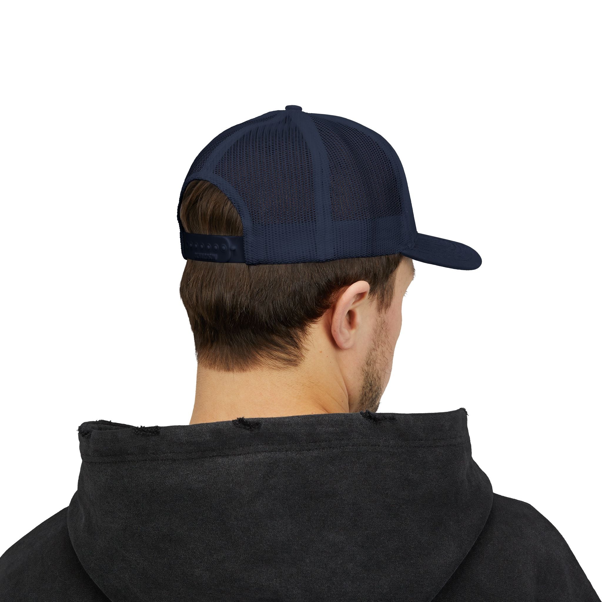 MGH Snapback Trucker Cap — Vintage Badge Logo (embroidery)