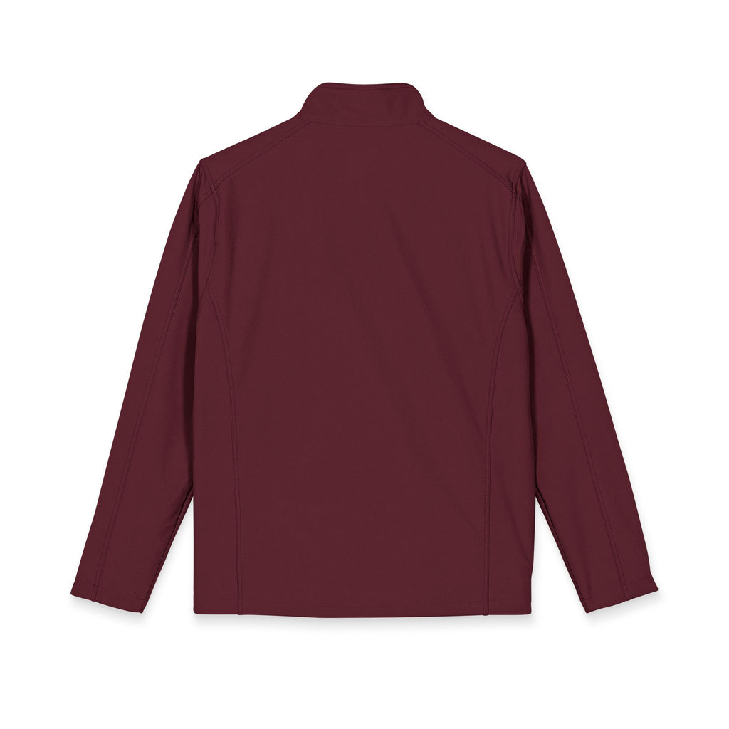 Embroidered Floral Crest Soft Shell Jacket – Men's Windproof Port Authority