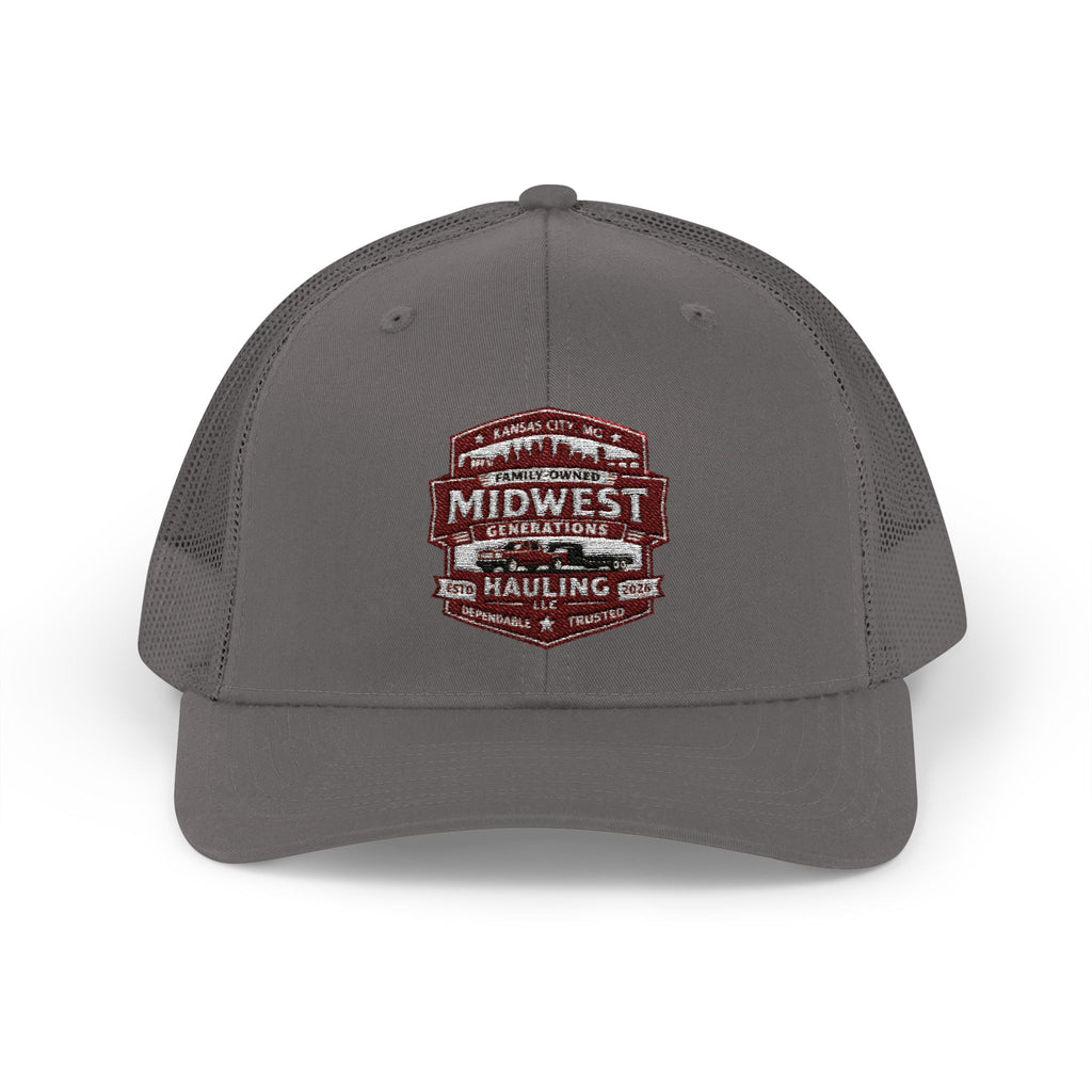 MGH Snapback Trucker Cap — Vintage Badge Logo (embroidery)