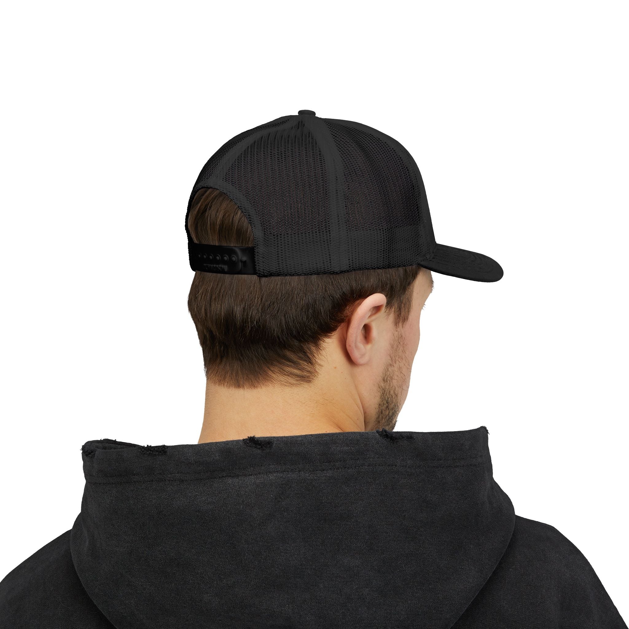 MGH Snapback Trucker Cap — Vintage Badge Logo (embroidery)
