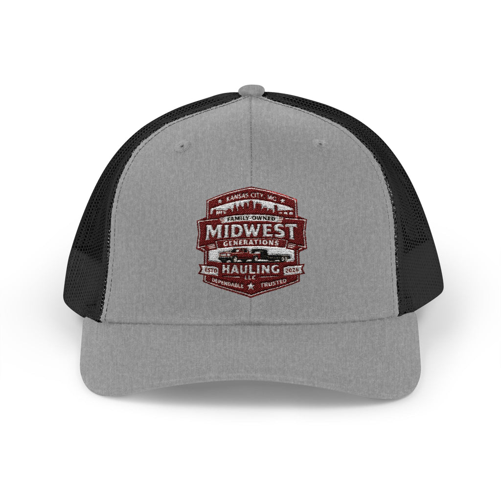 MGH Snapback Trucker Cap — Vintage Badge Logo (embroidery)