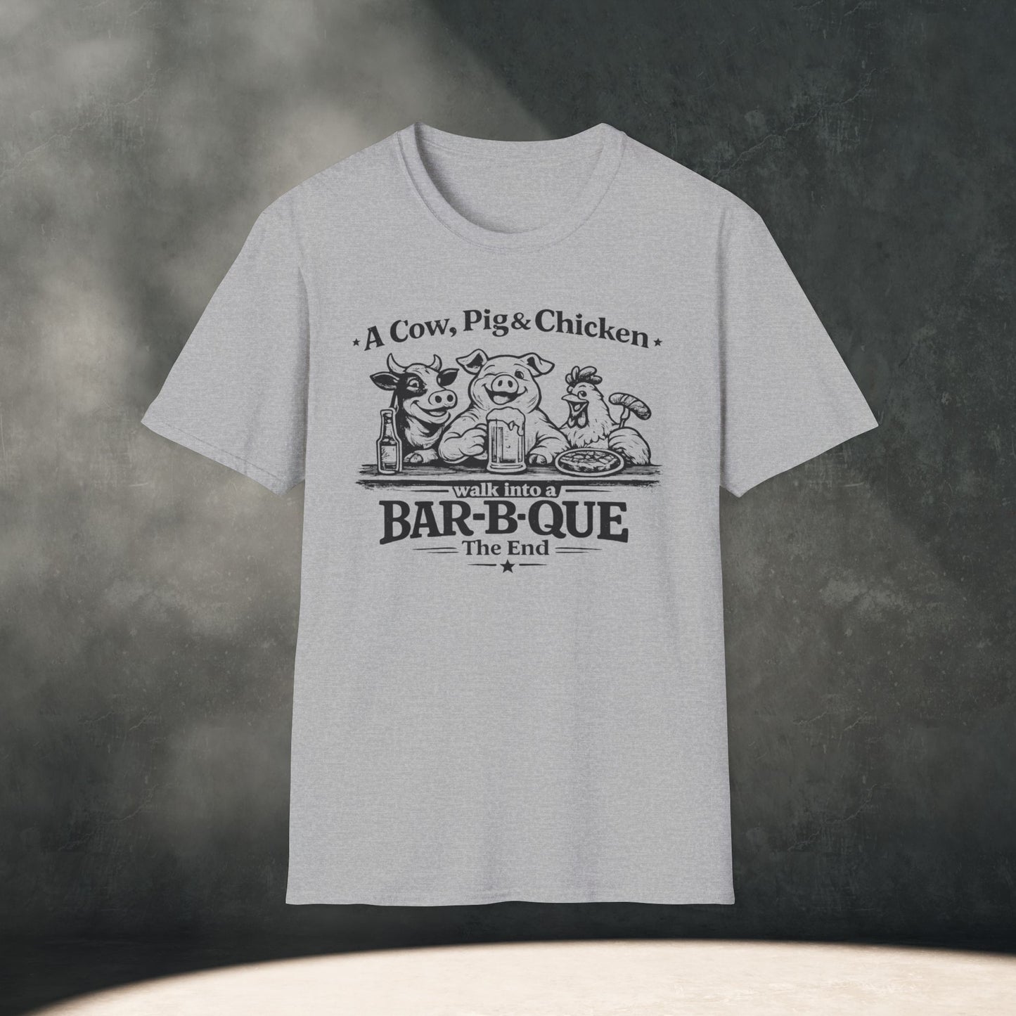 Cow Pig Chicken BBQ T-Shirt
