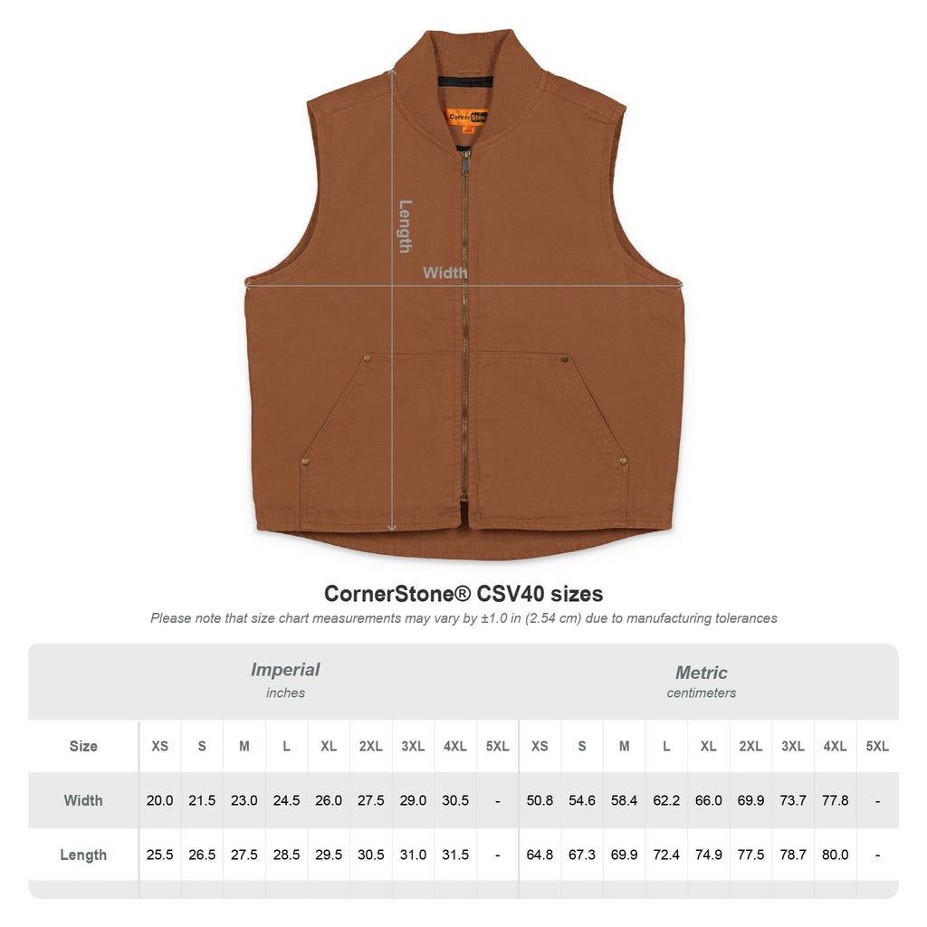 Washed Duck Cloth Work Vest – Embroidered Chest Patch, Durable Outdoor Utility Vest
