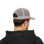 MGH Snapback Trucker Cap — Vintage Badge Logo (embroidery)